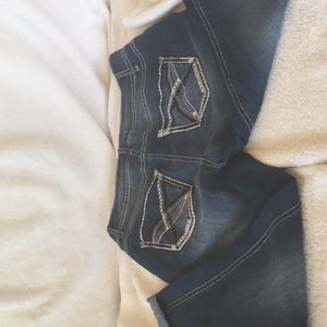 Denim capris
